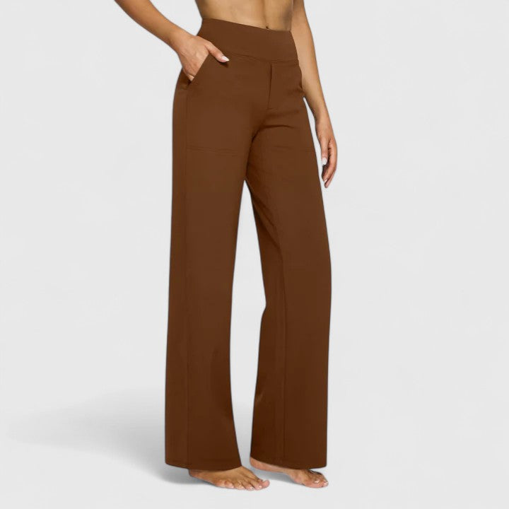 Marlies Elegante Hose in Braun