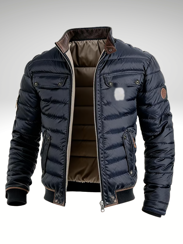 Thomas – Übergangsjacke in Marine, offen