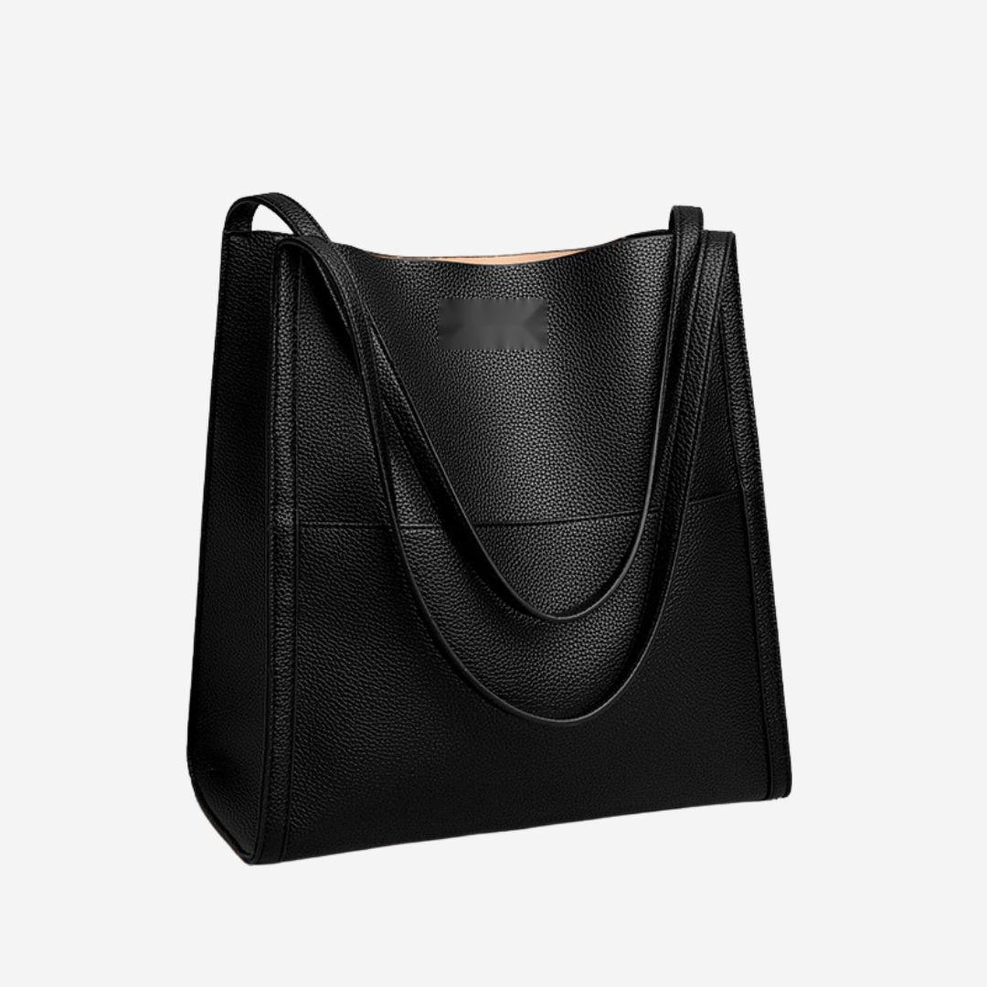 Lina Elegante Tasche in Schwarz, Seitenansicht
