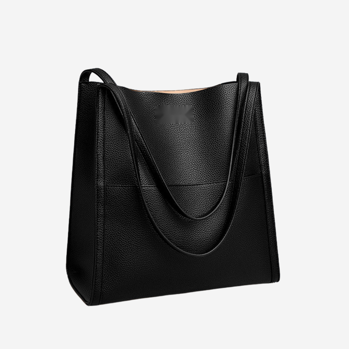 Lina Elegante Tasche in Schwarz, Seitenansicht