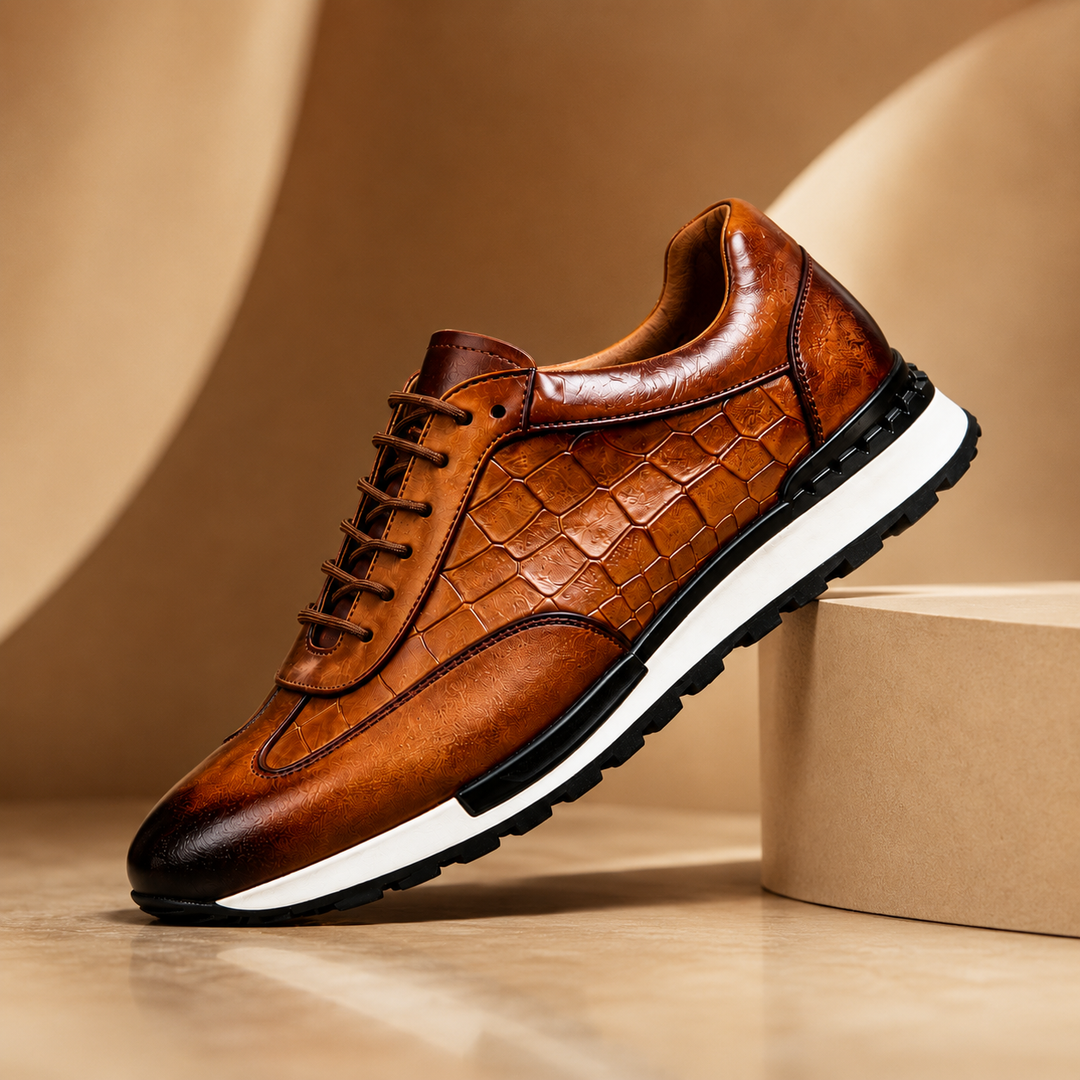 Hermann Sneakers in Reichem Braun