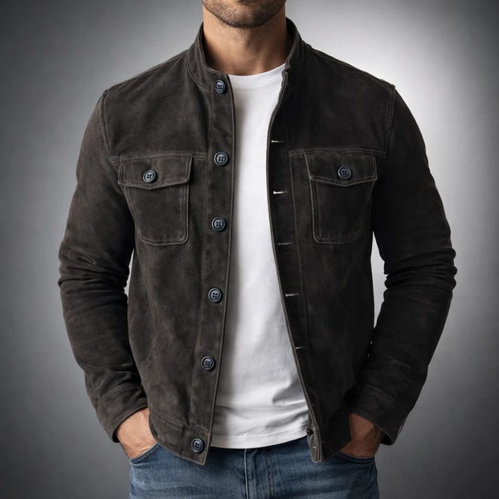 Andreas Hemdjacke in Schwarz