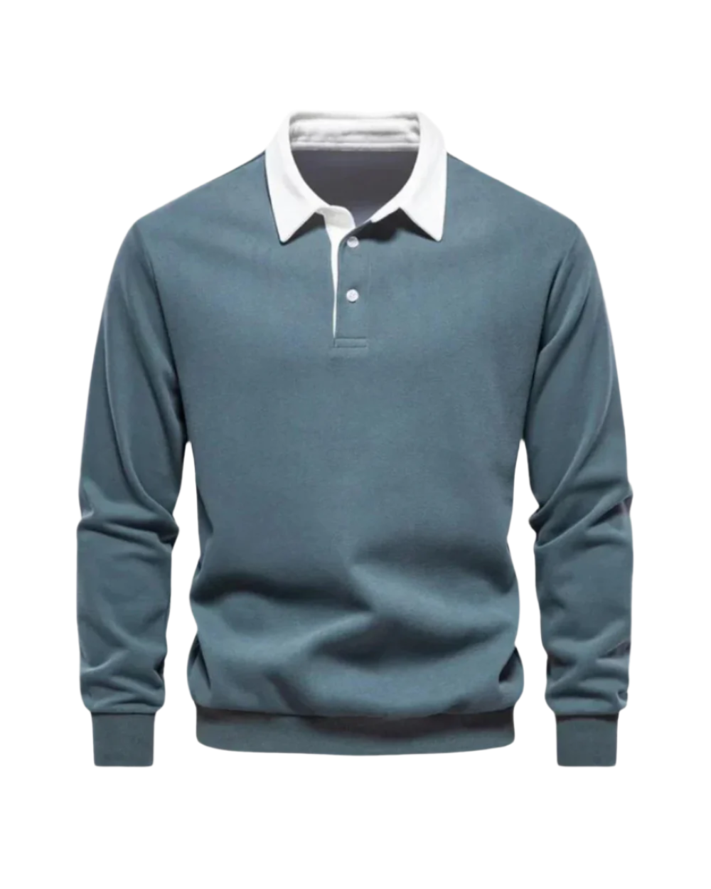 Adrian Polo-Pullover in Türkis