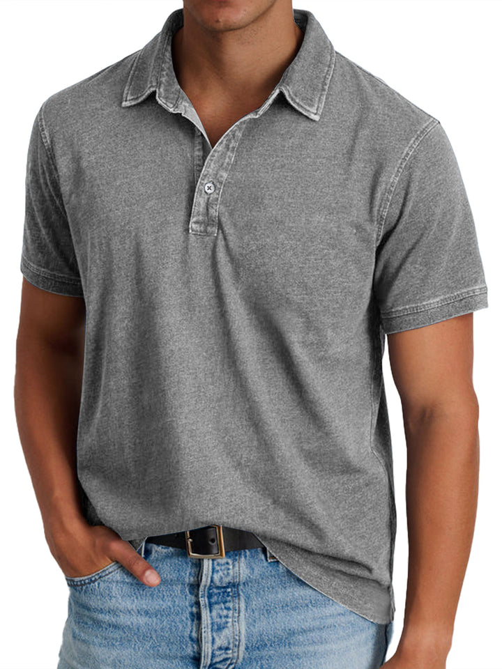 Paul Polo-Shirt in Grau