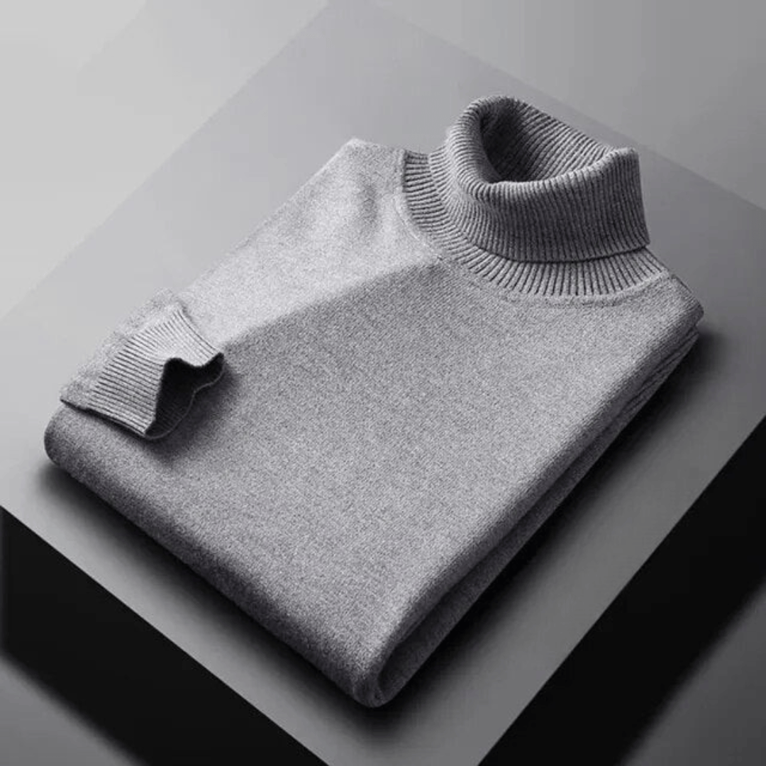 Hansruedi Rollkragenpullover in Grau