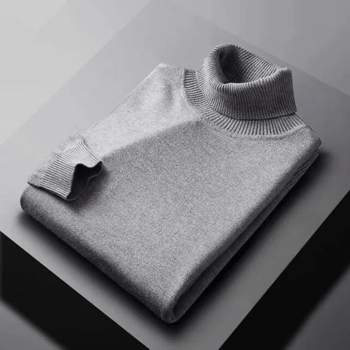 Hansruedi Rollkragenpullover in Grau