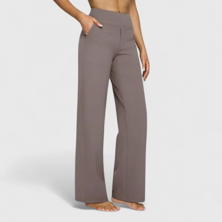 Marlies Elegante Hose in Taupe