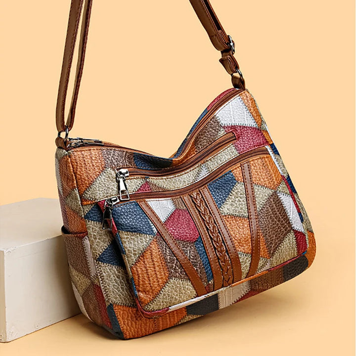 Lorena Tasche mit Reissverschlussfächern