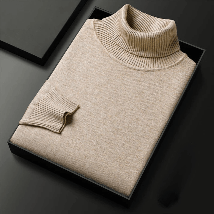 Hansruedi Rollkragenpullover in Beige