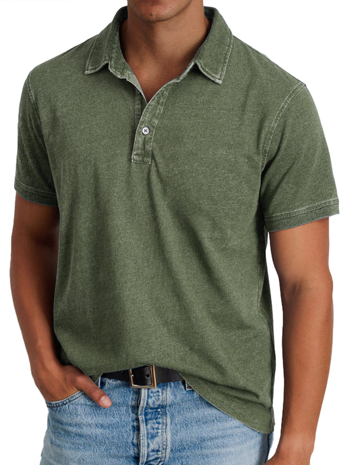 Paul Polo-Shirt in Olivgrün