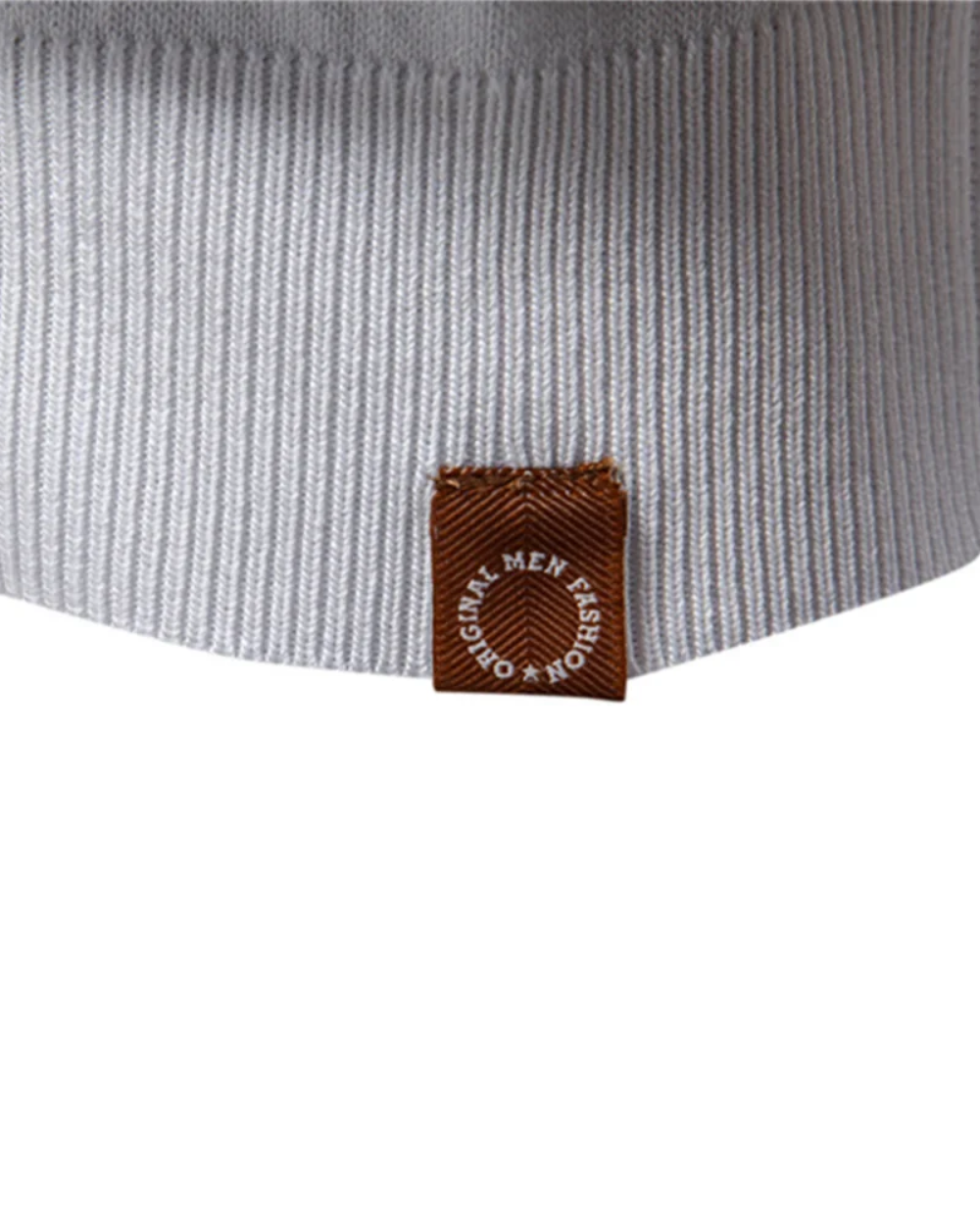 Lorenz Poloshirt mit Streifen, Detail des Saumlabels