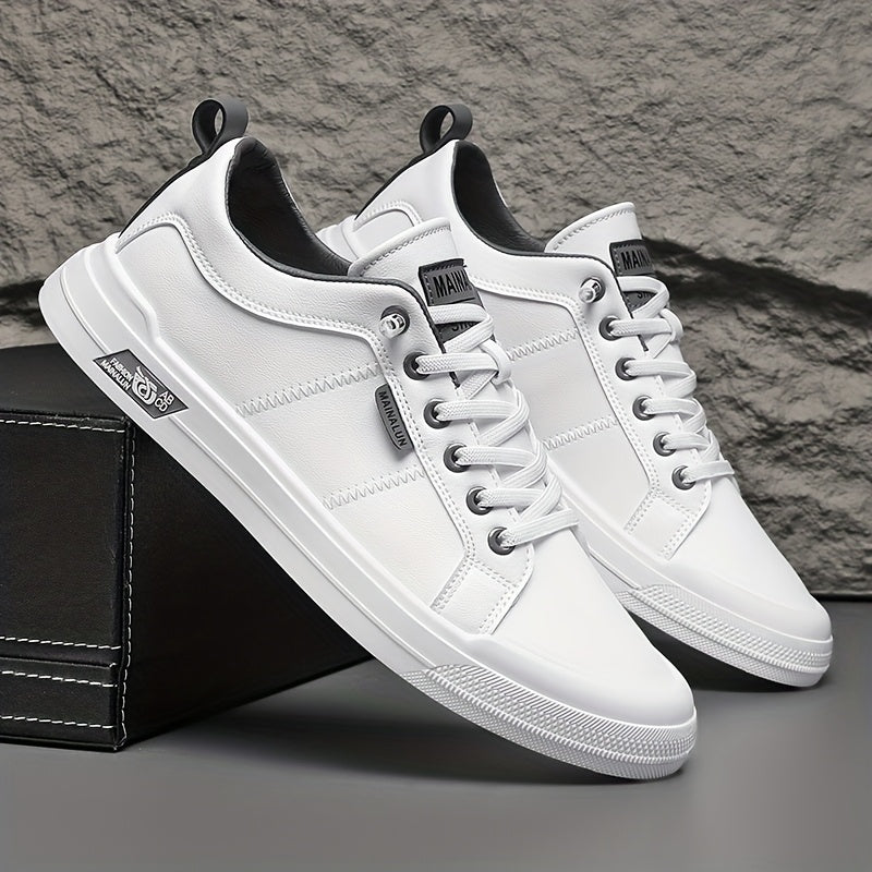 Max Sneaker in Weiss mit grauen Akzenten