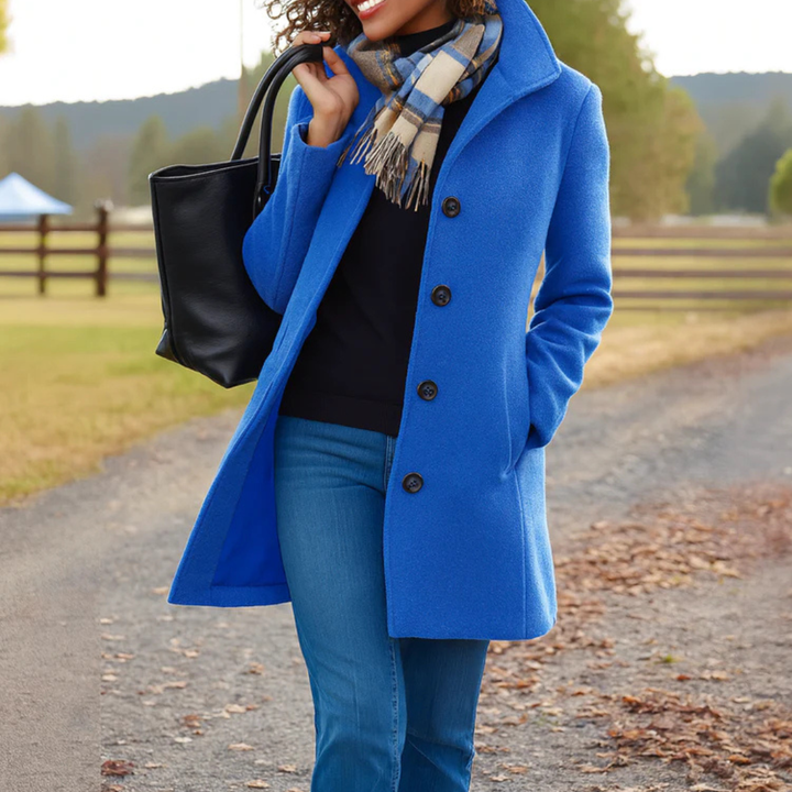 Heidi Mantel in Blau