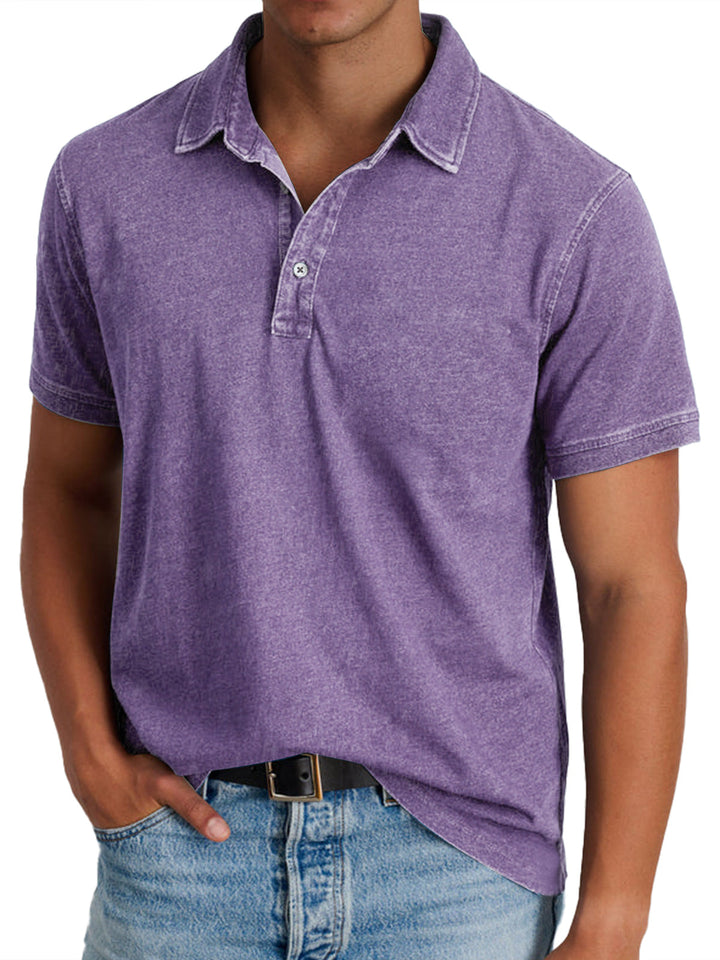 Paul Polo-Shirt in Violett