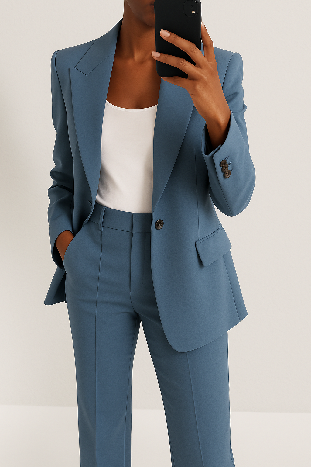Hildegard Hosenanzug in Blau