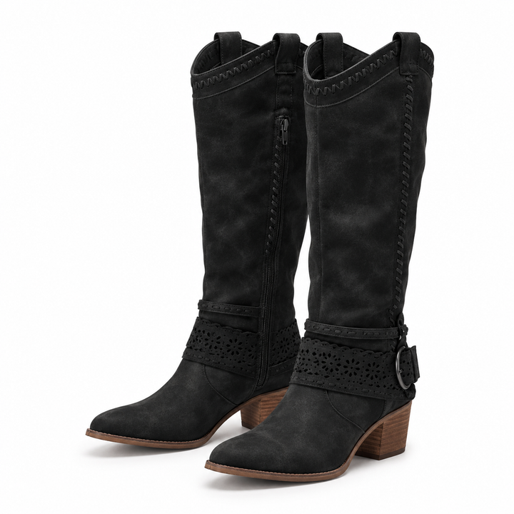 Liselotte Westernstiefel in Schwarz