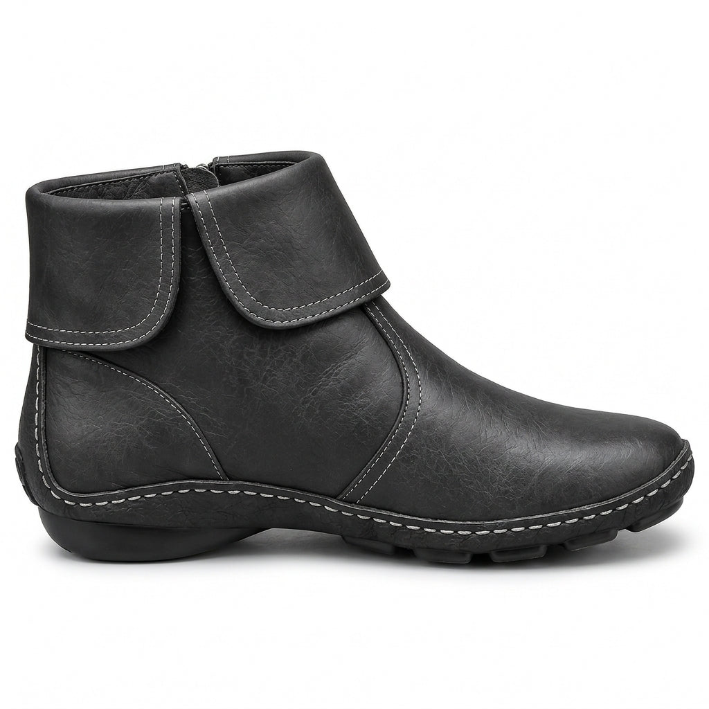 Margot Stiefeletten in Schwarz, Seitenansicht