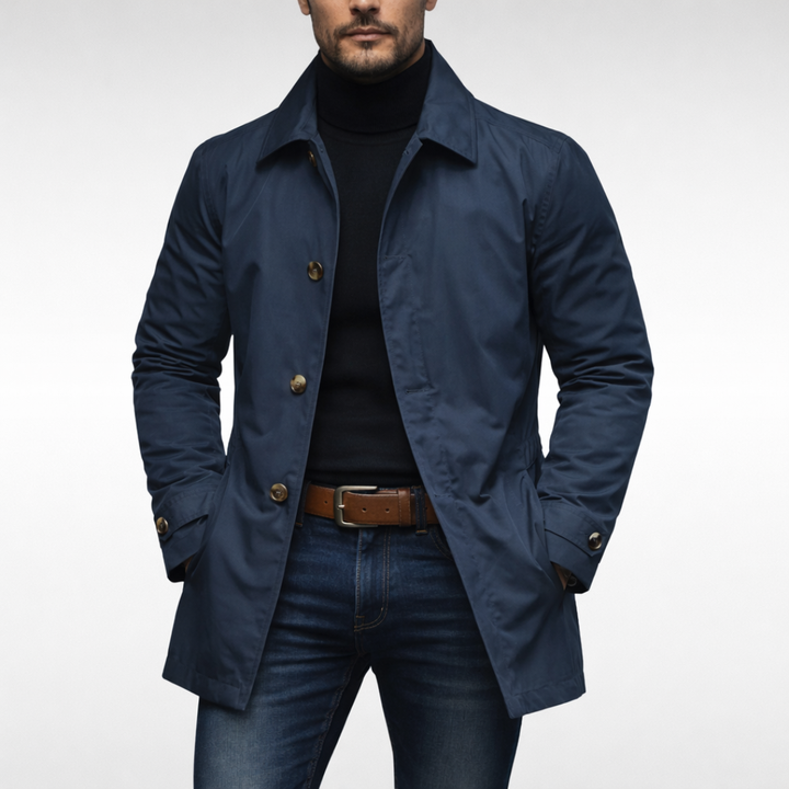 Peter Trenchcoat in Marineblau