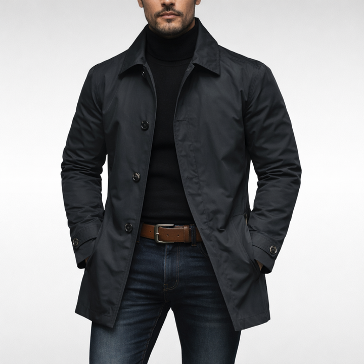 Peter Trenchcoat in Schwarz