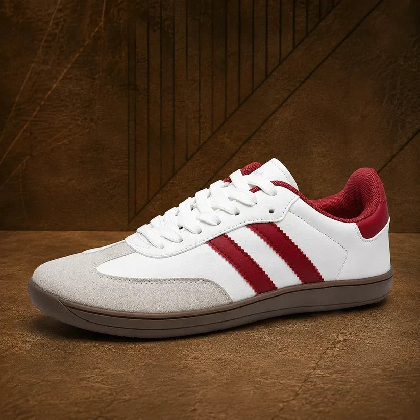 Niklaus Leichte Urban Sneakers in Weiss und Rot