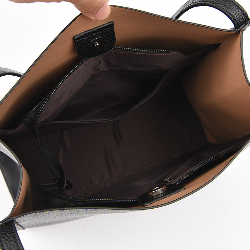 Lina Elegante Tasche, Innenansicht mit Fächern
