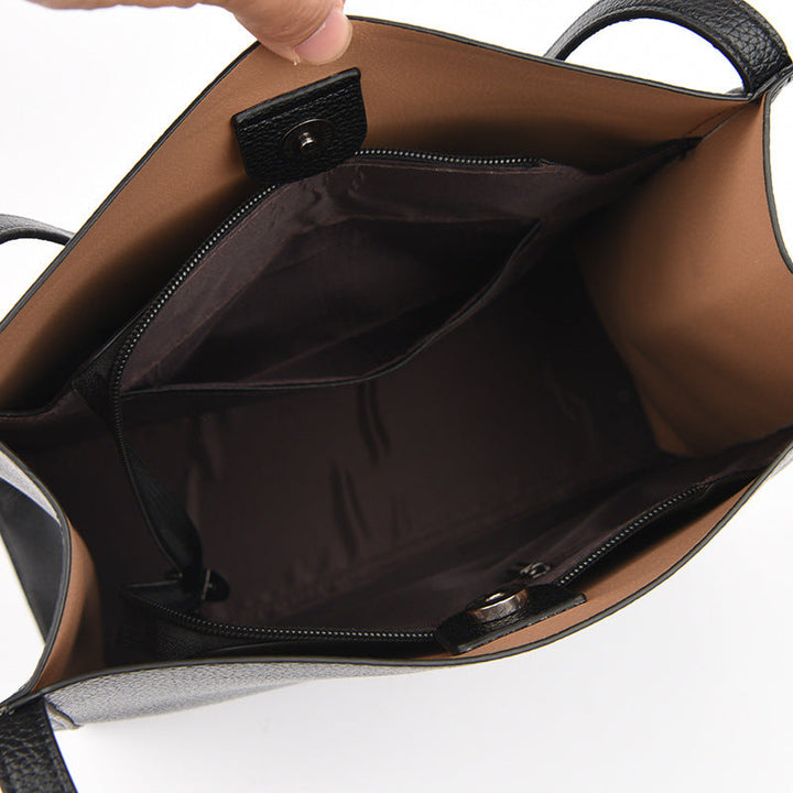 Lina Elegante Tasche, Innenansicht mit Fächern
