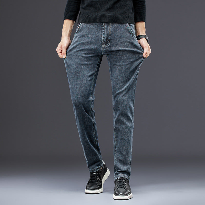 Gerhard Jeans in Blaugrau, Vorderansicht