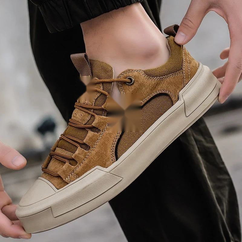 Armando Sneakers in Khaki, Detailansicht