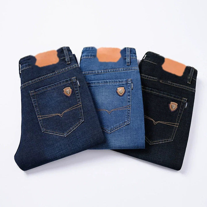 Matthias Klassische Denim-Jeans in drei Farben, Rückseite