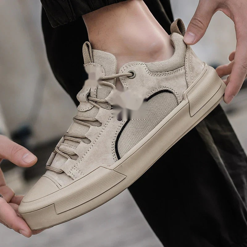Armando Sneakers in Beige, Nahaufnahme