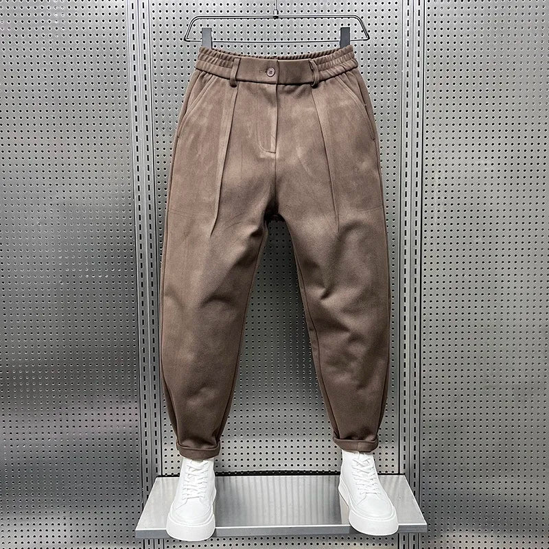 Rudolf Herrenhose in Khaki, Vorderansicht