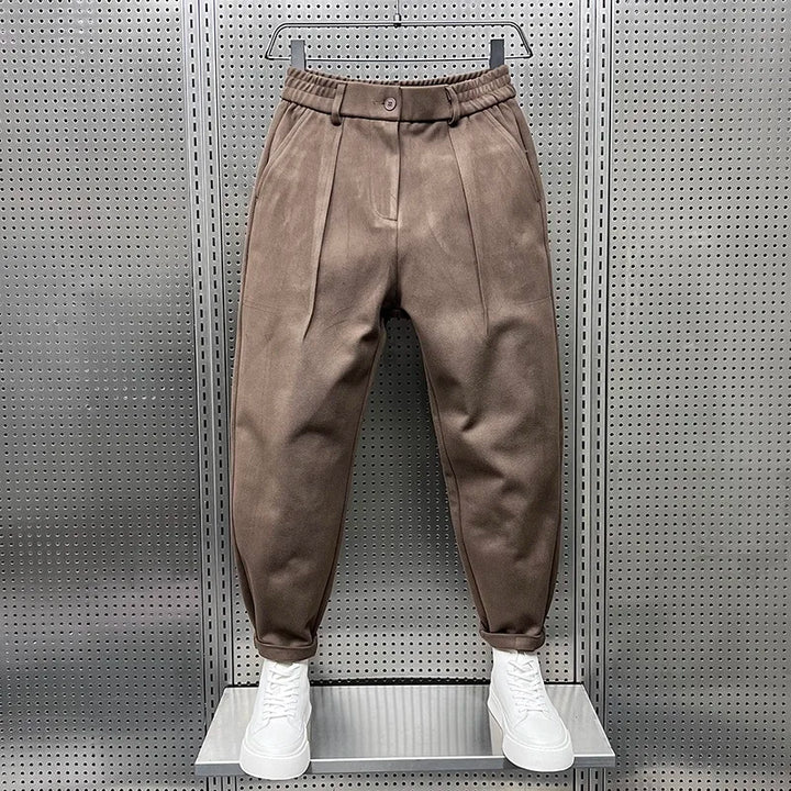 Rudolf Herrenhose in Khaki, Vorderansicht