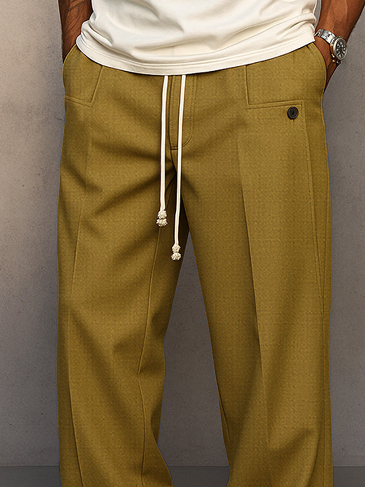 Felix in Khaki, Detail Kordelzug und Tasche