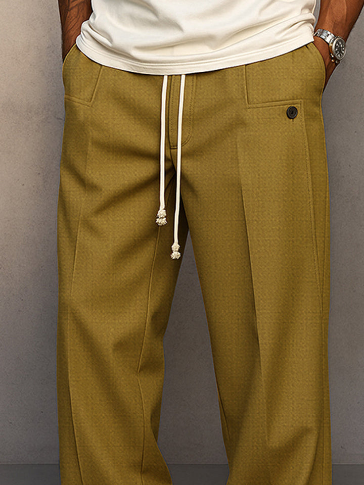 Felix in Khaki, Detail Kordelzug und Tasche