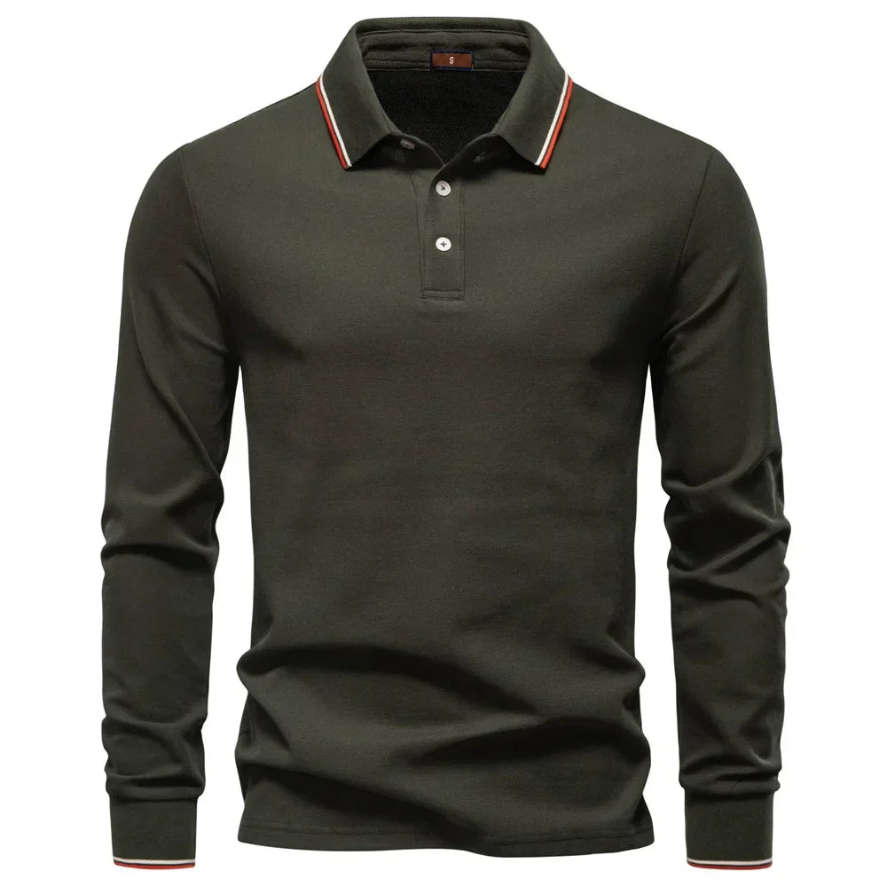 Hansueli – Polo-Pullover in Grün