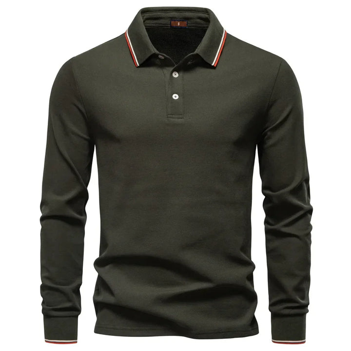 Hansueli – Polo-Pullover in Grün