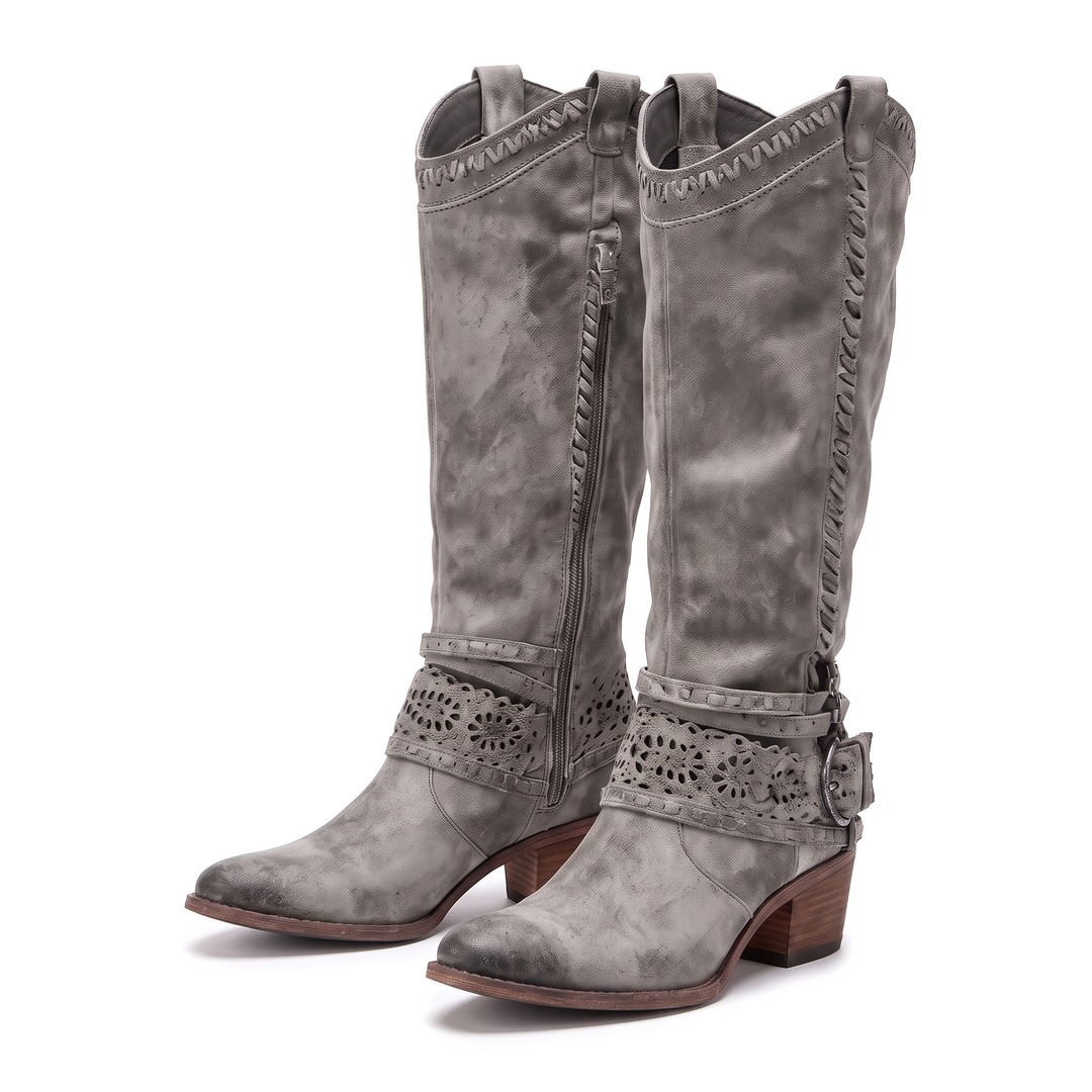 Liselotte Westernstiefel in Grau