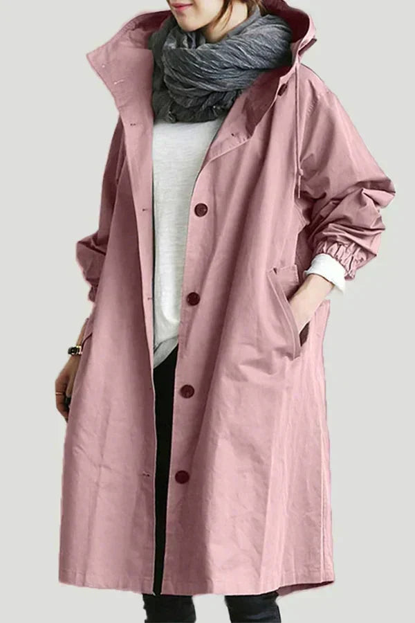 Katharina Oversized Trenchcoat in Rosa