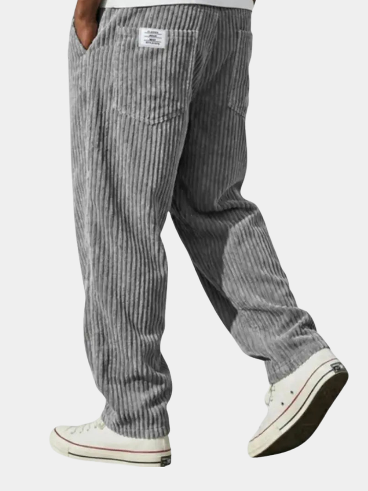 Wilhelm Cordhose in Grau