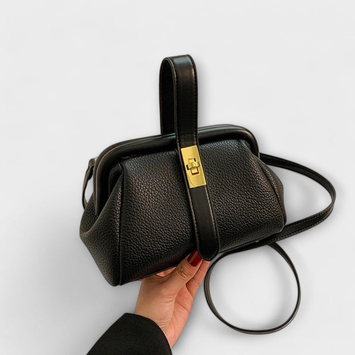 Margareta Retro Tasche in Schwarz