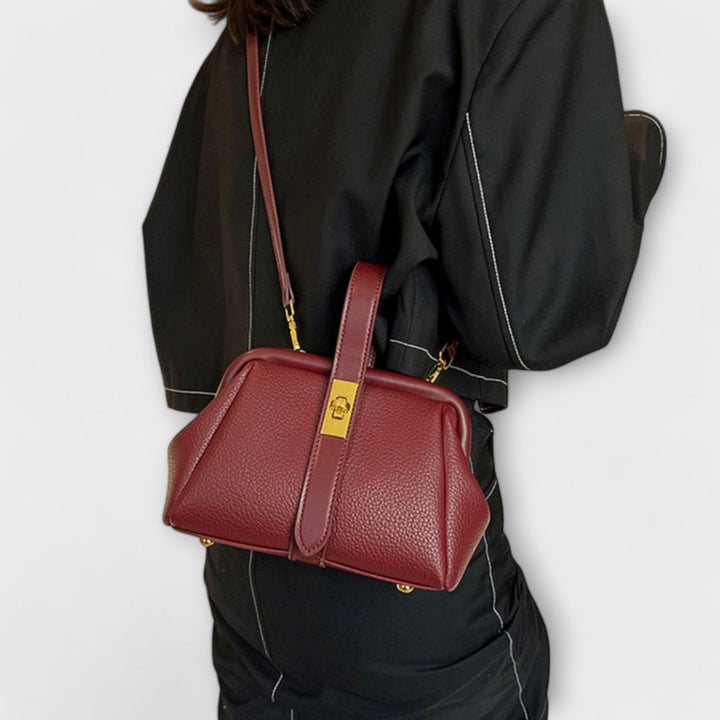 Margareta Retro Tasche in Rot als Umhängetasche