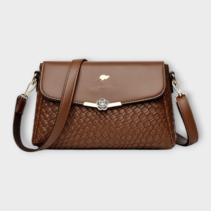 Beatrix - Luxuriöse Schultertasche in Braun