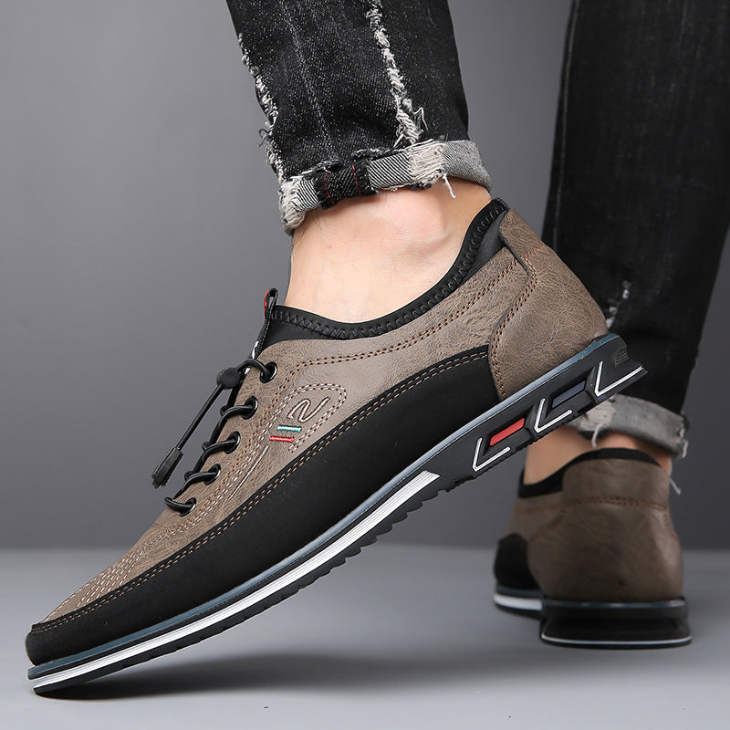Dieter - Lässige Schuhe in Khaki getragen