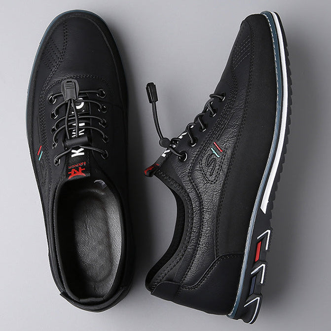 Dieter - Lässige Schuhe in Schwarz von oben