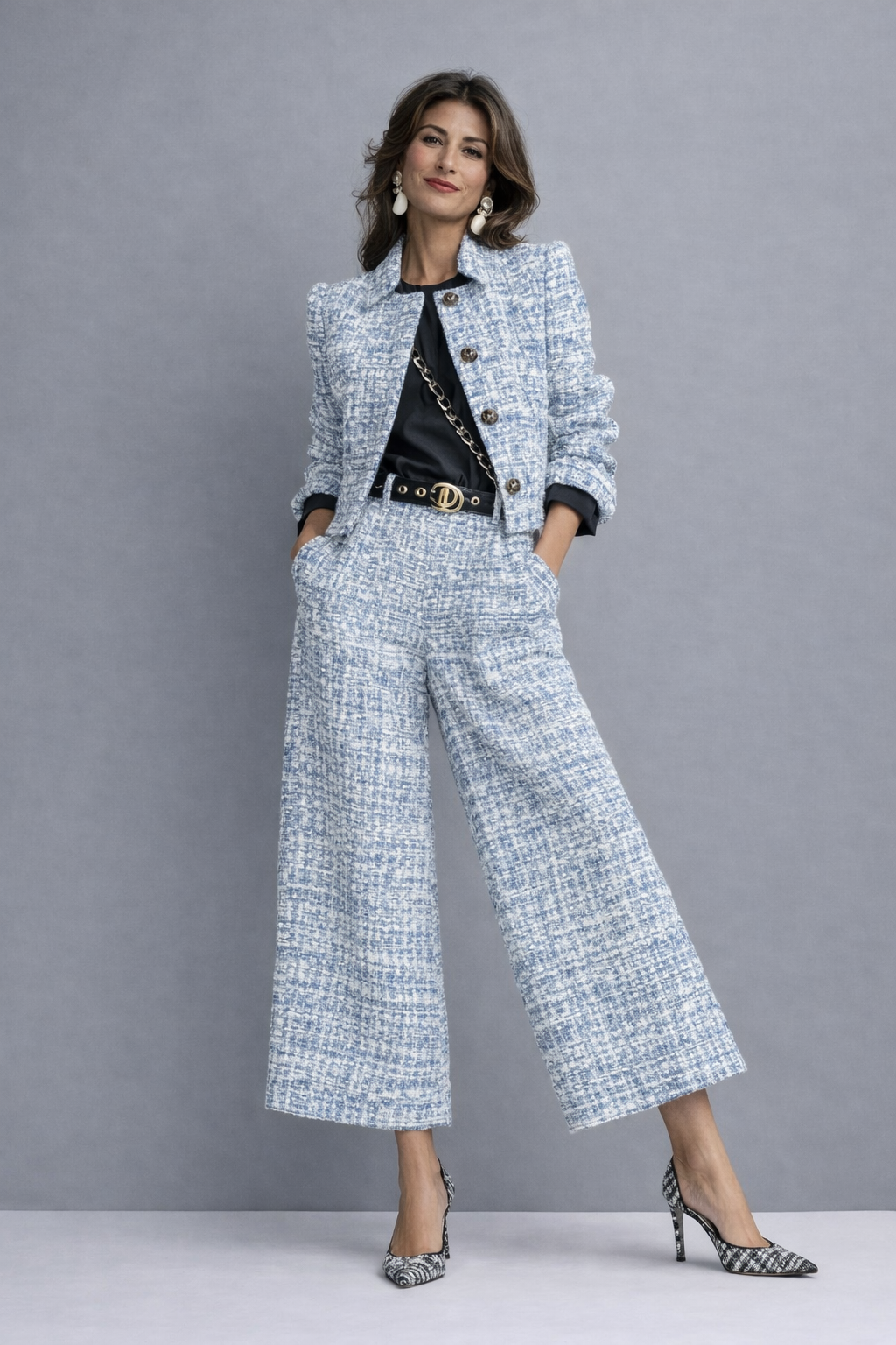 Gerda – elegantes Set in Blau