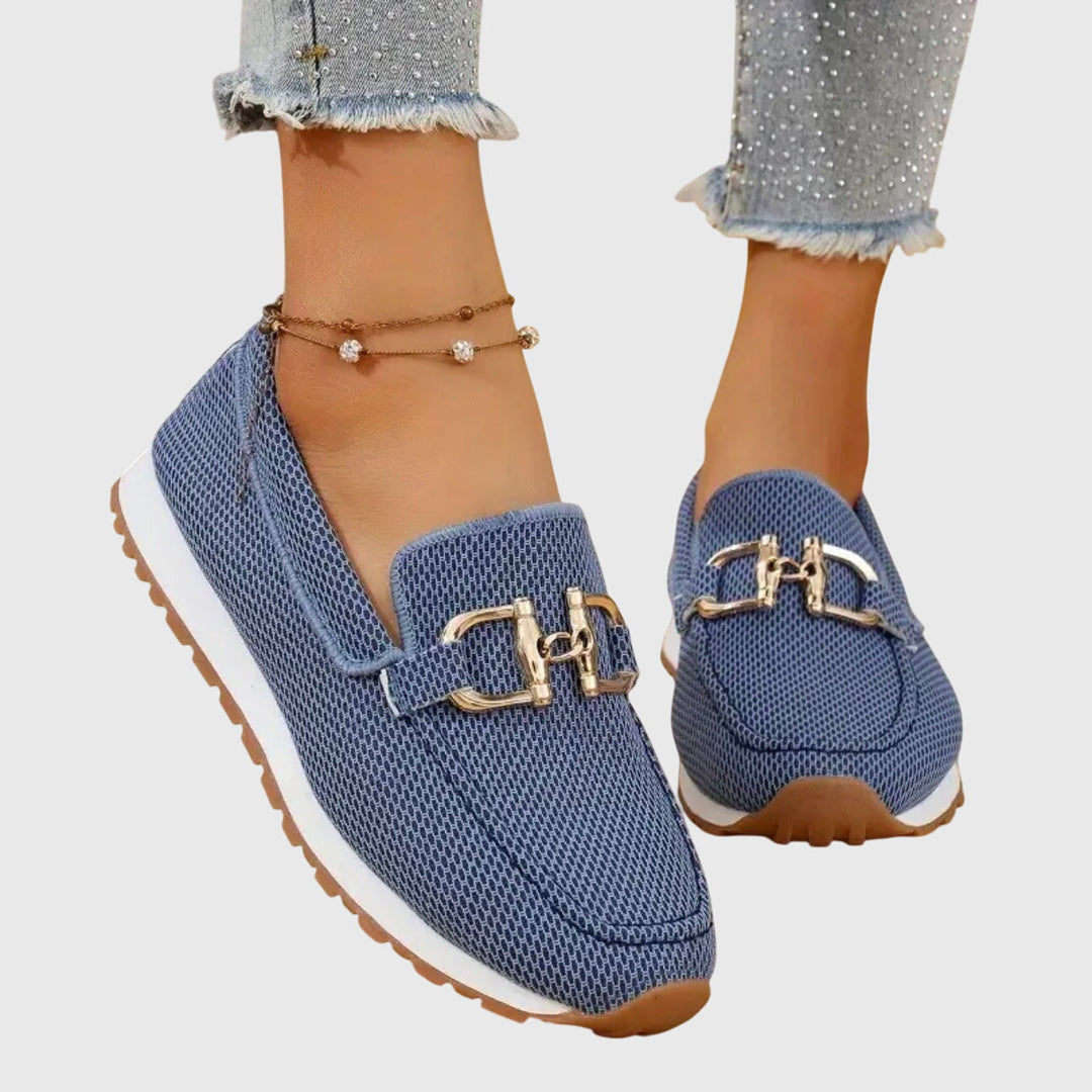 Rosemarie Sneaker Slipper in Blau