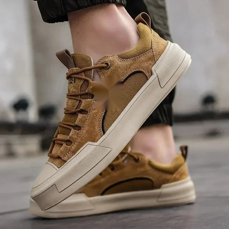 Armando Sneakers in Khaki getragen
