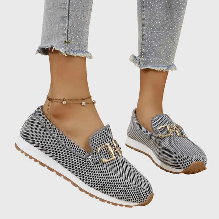 Rosemarie Sneaker Slipper in Grau
