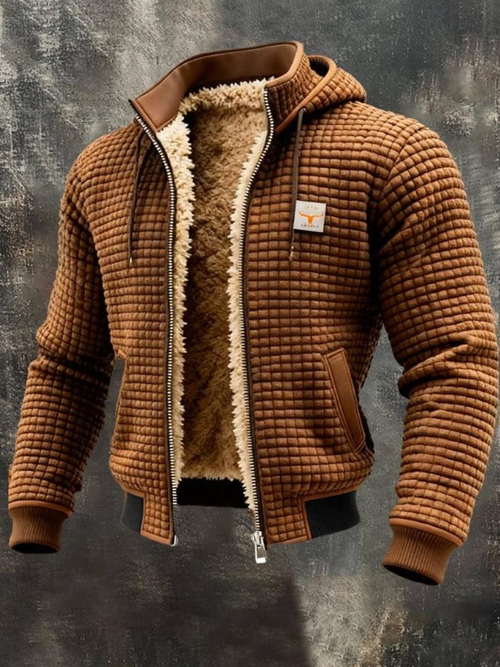 Walter gewattierte Herrenjacke in Braun