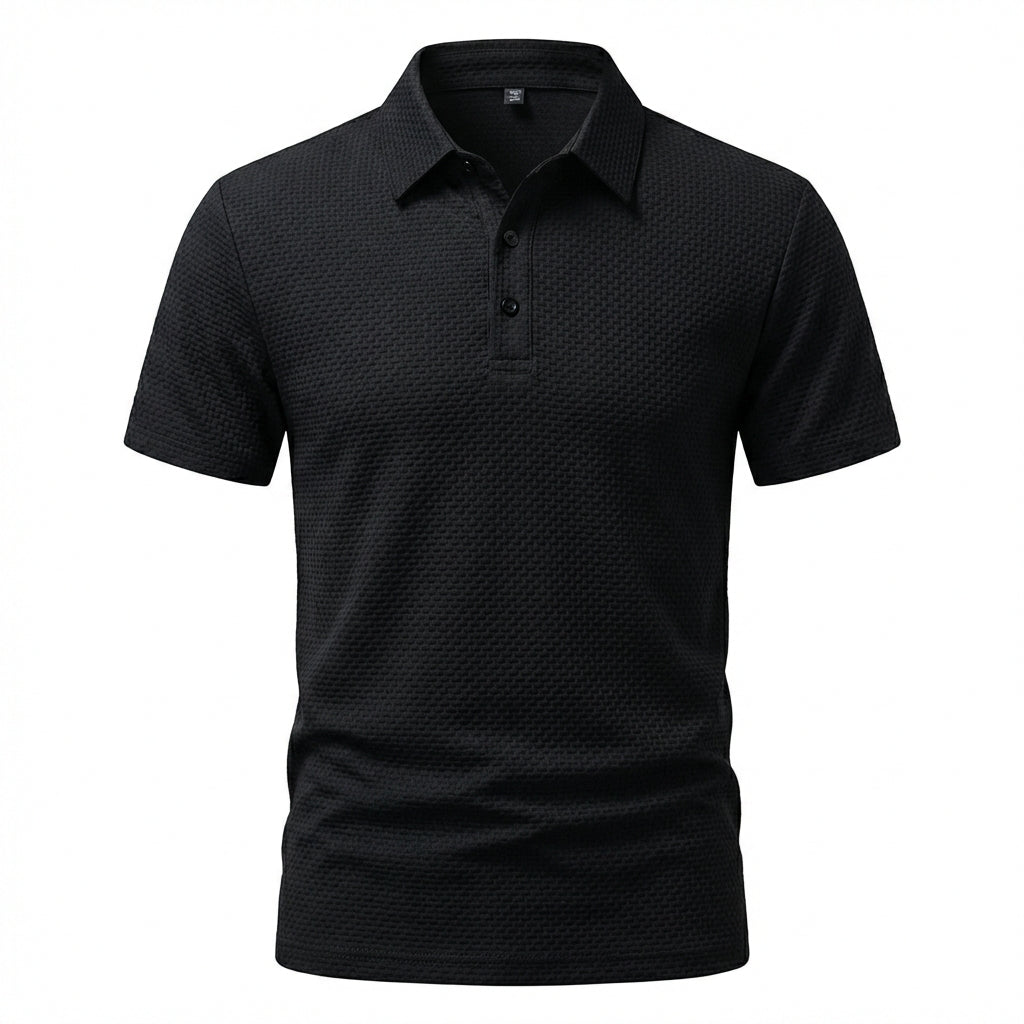 Anton Poloshirt in Schwarz
